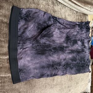 River + Sky Black and Purple Pencil Skirt